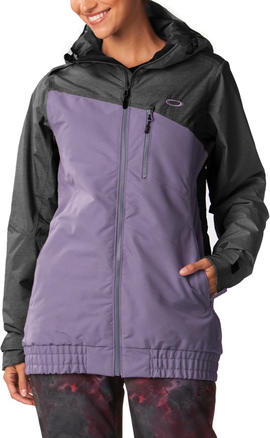 Oakley Quebec Insulated Women's Snowboard/Ski Jacket, XS, Worn Olive